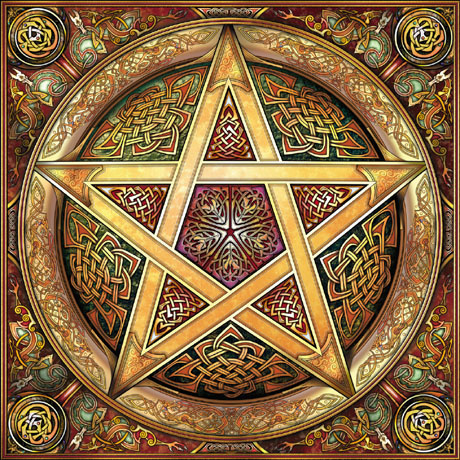 Celtic Knotwork Pentacle