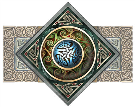 Celtic Knotwork Panel