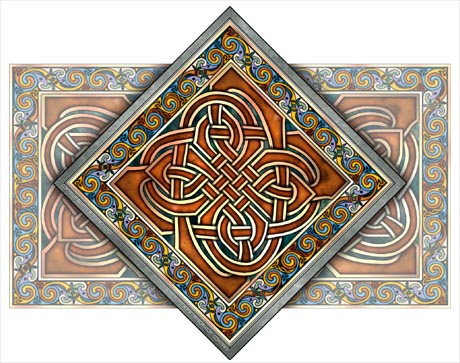 Celtic Interlace Panel